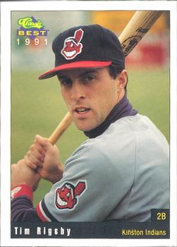 1991 Classic Best Kinston Indians #19 Tim Rigsby Front