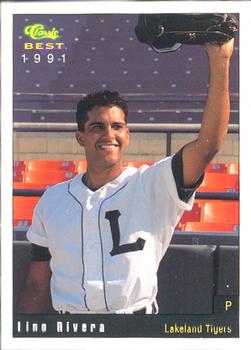 1991 Classic Best Lakeland Tigers #11 Lino Rivera Front