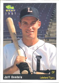 1991 Classic Best Lakeland Tigers #24 Jeff Goodale Front
