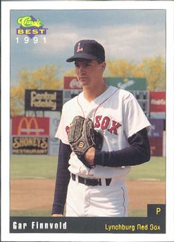 1991 Classic Best Lynchburg Red Sox #3 Gar Finnvold Front