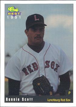 1991 Classic Best Lynchburg Red Sox #8 Rennie Scott Front