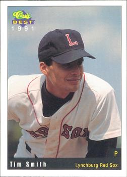 1991 Classic Best Lynchburg Red Sox #9 Tim Smith Front