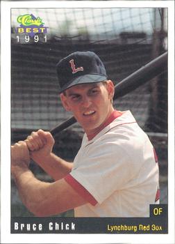 1991 Classic Best Lynchburg Red Sox #20 Bruce Chick Front
