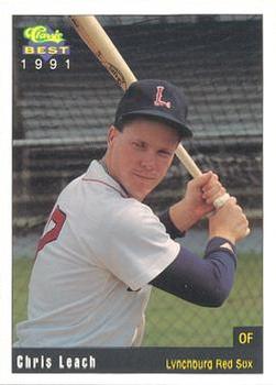 1991 Classic Best Lynchburg Red Sox #21 Chris Leach Front
