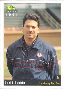 1991 Classic Best Lynchburg Red Sox #27 David Duchin Front