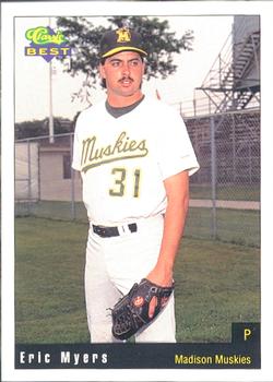 1991 Classic Best Madison Muskies #12 Eric Myers Front
