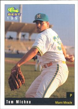 1991 Classic Best Miami Miracle #9 Tom Michno Front