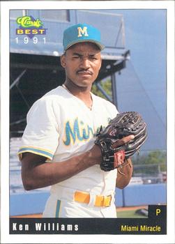 1991 Classic Best Miami Miracle #13 Ken Williams Front