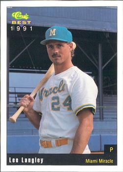 1991 Classic Best Miami Miracle #14 Lee Langley Front