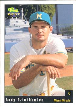 1991 Classic Best Miami Miracle #17 Andy Dziadkowiec Front