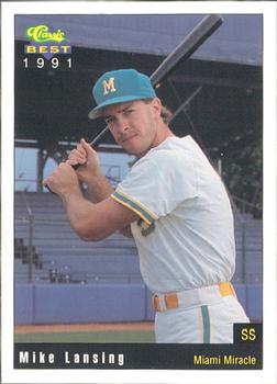 1991 Classic Best Miami Miracle #21 Mike Lansing Front