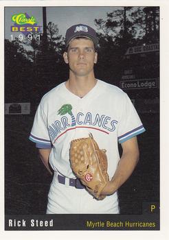 1991 Classic Best Myrtle Beach Hurricanes #11 Rick Steed Front