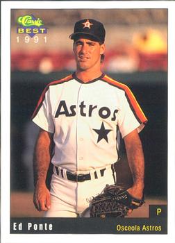 1991 Classic Best Osceola Astros #9 Ed Ponte Front