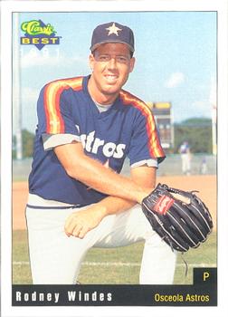 1991 Classic Best Osceola Astros #13 Rodney Windes Front