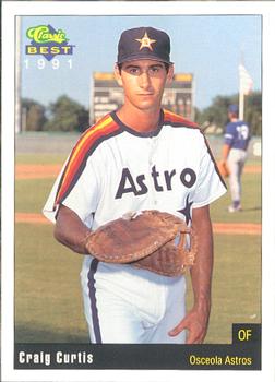 1991 Classic Best Osceola Astros #22 Craig Curtis Front