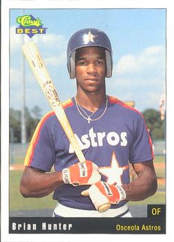 1991 Classic Best Osceola Astros #24 Brian Hunter Front