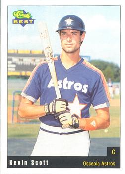 1991 Classic Best Osceola Astros #28 Kevin Scott Front