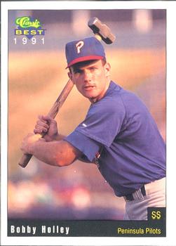 1991 Classic Best Peninsula Pilots #21 Bobby Holley Front