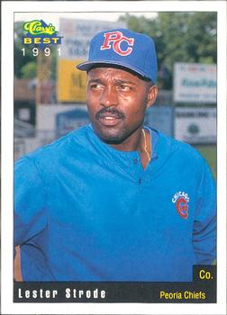 1991 Classic Best Peoria Chiefs #23 Lester Strode Front