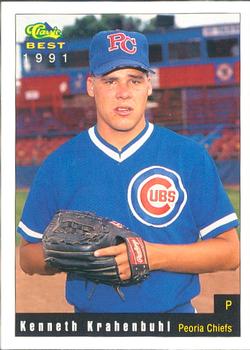 1991 Classic Best Peoria Chiefs #26 Kenneth Krahenbuhl Front