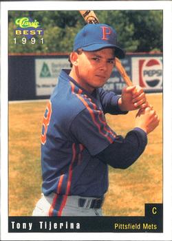 1991 Classic Best Pittsfield Mets #1 Tony Tijerina Front