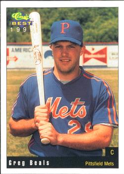 1991 Classic Best Pittsfield Mets #2 Greg Beals Front