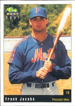 1991 Classic Best Pittsfield Mets #4 Frank Jacobs Front