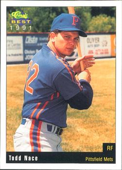 1991 Classic Best Pittsfield Mets #5 Todd Nace Front