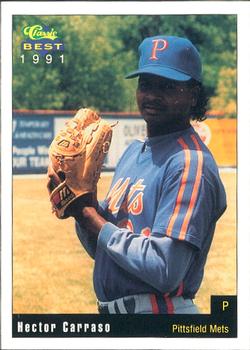 1991 Classic Best Pittsfield Mets #21 Hector Carrasco Front