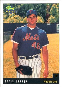 1991 Classic Best Pittsfield Mets #23 Chris George Front