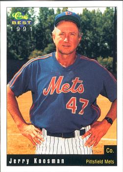 1991 Classic Best Pittsfield Mets #26 Jerry Koosman Front