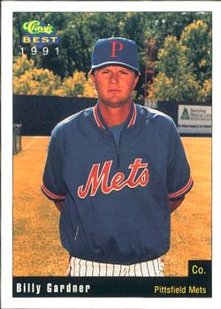 1991 Classic Best Pittsfield Mets #27 Billy Gardner Front