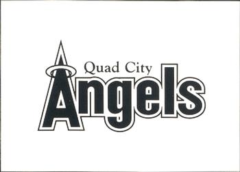 1991 Classic Best Quad City Angels #NNO Quad City Angels logo Back
