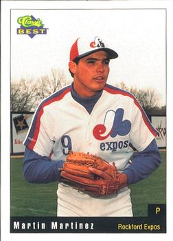 1991 Classic Best Rockford Expos #8 Martin Martinez Front