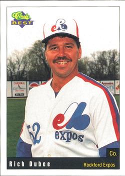 1991 Classic Best Rockford Expos #16 Rich Dubee Front