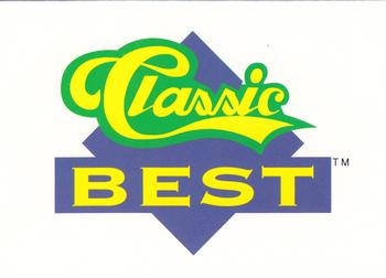 1991 Classic Best San Bernardino Spirit #NNO2 Seattle Mariners Logo Back