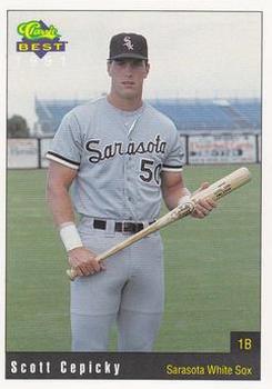 1991 Classic Best Sarasota White Sox #15 Scott Cepicky Front