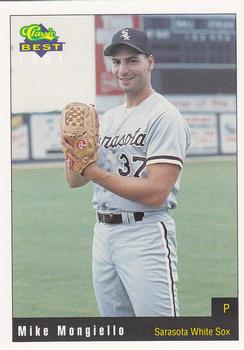 1991 Classic Best Sarasota White Sox #8 Mike Mongiello Front
