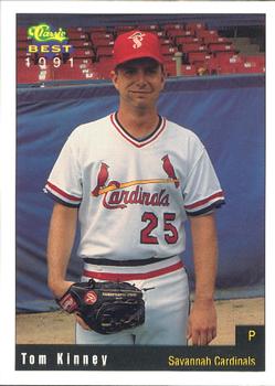 1991 Classic Best Savannah Cardinals #8 Tom Kinney Front