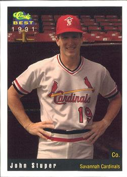 1991 Classic Best Savannah Cardinals #28 John Stuper Front