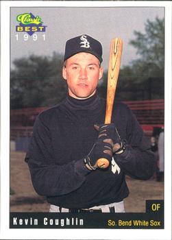 1991 Classic Best South Bend White Sox #9 Kevin Coughlin Front