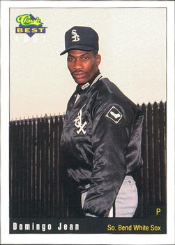 1991 Classic Best South Bend White Sox #16 Domingo Jean Front