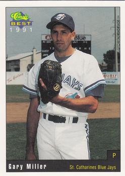 1991 Classic Best St. Catharines Blue Jays #15 Gary Miller Front