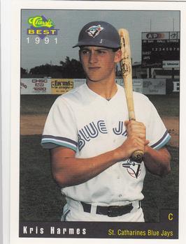 1991 Classic Best St. Catharines Blue Jays #4 Kris Harmes Front