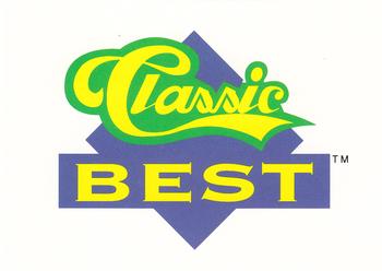 1991 Classic Best St. Catharines Blue Jays #NNO2 Toronto Logo Back