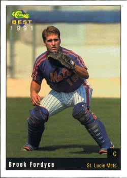 1991 Classic Best St. Lucie Mets #11 Brook Fordyce Front