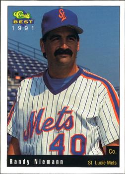1991 Classic Best St. Lucie Mets #28 Randy Niemann Front