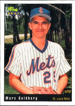 1991 Classic Best St. Lucie Mets #29 Marc Goldberg Front