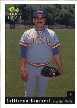1991 Classic Best Stockton Ports #10 Guillermo Sandoval Front