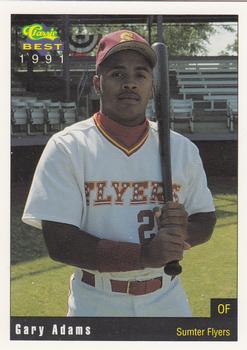 1991 Classic Best Sumter Flyers #22 Gary Adams Front